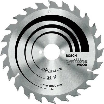Hoja de sierra circular Optiline Wood ø184, orificio de 5\u002F8 \