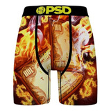 Calzoncillos Bóxer Psd Fired Up Para Hombre, Multicolor, Tal