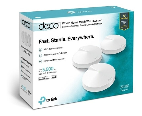 Sistema De Malla Tp-link Deco M5(3-pack) Todo Hogar Ac1300