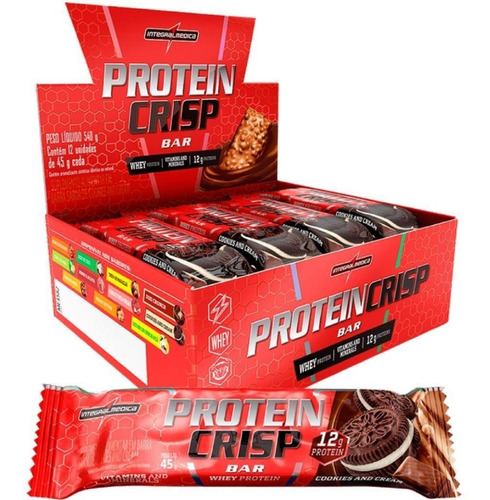 Protein Crisp Integralmedica Cookie's Lançamento Caixa 12u