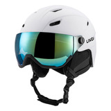 Casco De Seguridad Con Visera Integrada Para Hombre Y Esquí