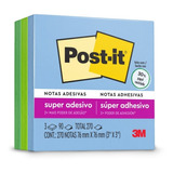 Bloco Adesivo Post-it Cubo Oásis 76x76 270 Folhas 3m Recado