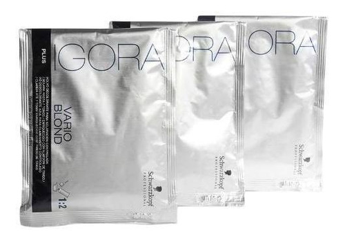 Kit X 3 Schwarzkopf Igora Vario Blond Plus Polvo Decolorante