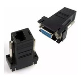 Kit 2 Adaptador Conector Femea Vga X Rj45 Cabo De Rede