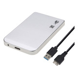 Unidad De Caja De Cable Usb Delgada, Usb, Ssd Externa, 6 Gbp