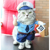 Disfraz De Policía Para Mascotas, Perros, Gatos.