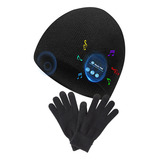 Gorra Musical Inalámbrica Bluetooth Con Guantes Táctiles