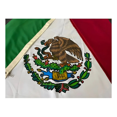Bandera De México De Exterior De 90x1.58 (intemperie) | Meses sin interés