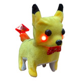 Perro Pika Realista Con Luz Sonido Y Movimiento De Juguete