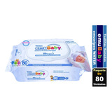 Toallitas Húmedas Emubaby Emuwipes Water 99% Agua 80 Un