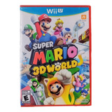 Super Mario 3d World Wiiu - Midia Fisica Wii U Usado