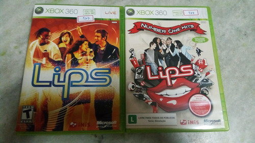 Jogo Xbox 360 Combo Lips 3 Jogos Ntsc Original Lote177