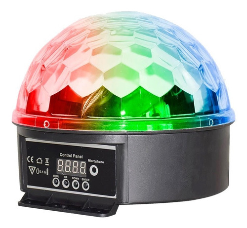 Globo Bola Maluca Led Magic Cristal Rgb Festa 30w Dmx Evento