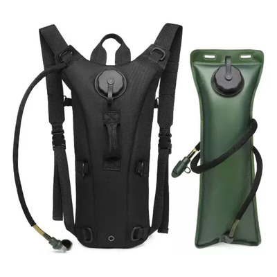 Mochila Hidratante Bolsa Agua 3l Bicicleta Camper Negro | MercadoLibre