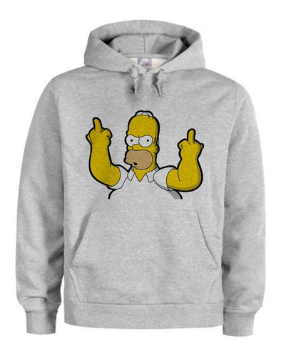 Buzo Chompa Hoodie Estampado Personalizadas Simpsons 29 