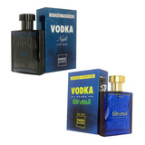 Kit Perfume Vodka Night + Vodka Brasil Azul Masculino 100ml Original Lacrado