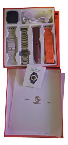 Kit 2x Relógio Smartwatch Iwo Gs8 Ultra 49mm Luxo 