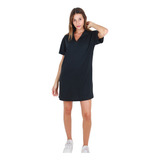 Vestido Mujer Corto Jersey Con Cuello Suelto Casual Nuevo