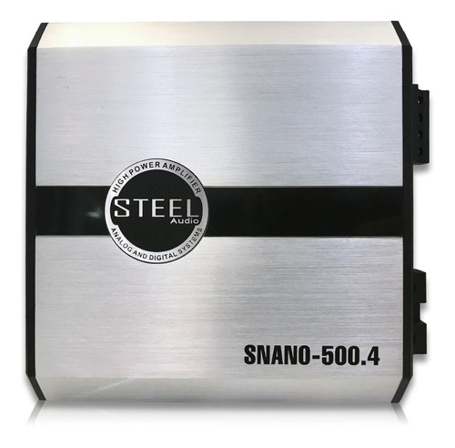 Amplificador Mini Steel Audio Snano-500.4 1000w Max 4 Ch 