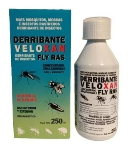 Glacoxan Veloxan Derribante De Insectos Con 250 Cc