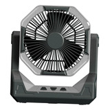 Ventilador De Escritorio Linterna Exterior Coche De Gris