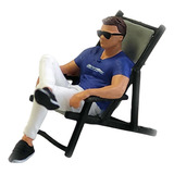 Figuras De Pessoas Modelo 1:64 Modelo De Lounger Chair Man