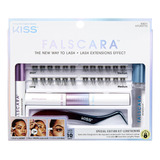 Kit Completo Iniciante Cílios Postiços Falscara Kiss Ny