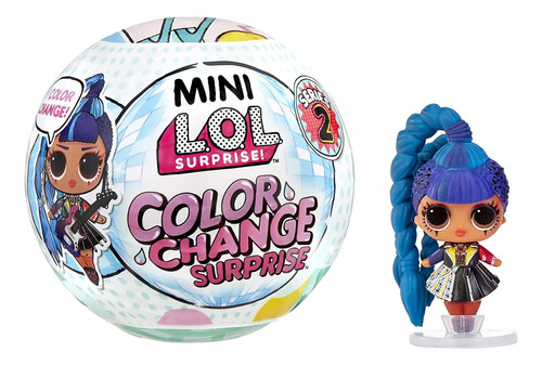 Lol Muñeca Surprise Color Change Mini Con Exhibidor