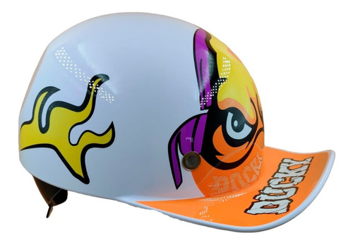 Casco Gorra Moto Scoter Skate Bici Chopper Beisbol Cholo Ret