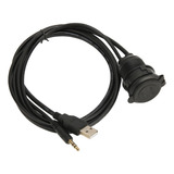 Cable De Extensión Auxiliar Usb 2.0 De 3,5 Mm Con Conexión H