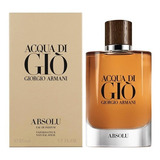 Perfume Importado Hombre Acqua Di Gio Absolu X125 Ml