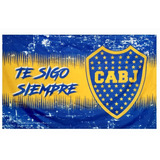 Bandera Te Sigo Siempre  Atletico Boca Juniors Licen Oficial