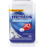 Pastilhas Mentos Clear Breath Peppermint Balas Sem Açúcar Pote 105gr