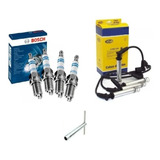 Kit Cabo E Vela Bosch Prisma 1.4 2006 2007 2008 2009 + Chave