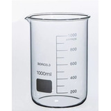 Vaso De Precipitados Vidrio Boro Capacidad 1000ml Biolinger