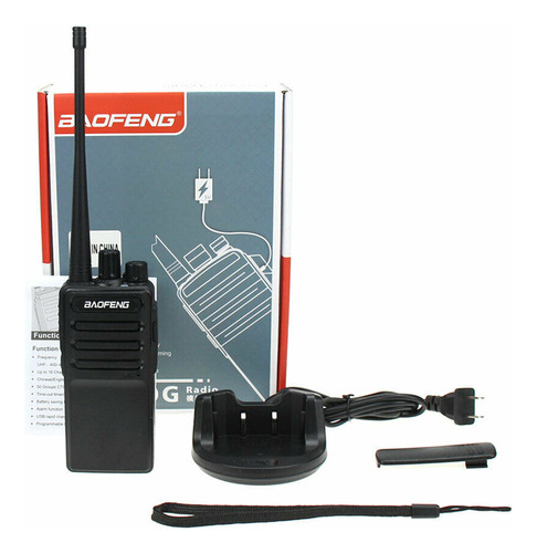 Walkie-talkie Baofeng Analógico Bf-c2 Y Frecuencia Uhf - Negro 100v/240v