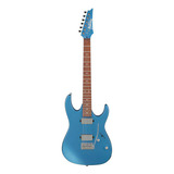 Guitarra Ibanez Grx 120sp De Color Azul Claro Metalizado Mate, Guía Para La Mano Derecha