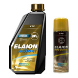 Aceite Moto 4t 1 Lt + Lubricante De Cadena Ypf Elaion 20w50