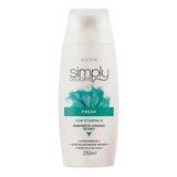 Sabonete Liquido Íntimo Simply Delicate Fresh Avon 250ml