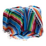 Mantel De Sarape Mexicano Rainbow