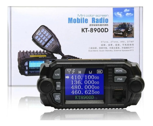 Móvil Bibanda Qyt Kt-8900d Vhf / Uhf 25w Última Versión 2020