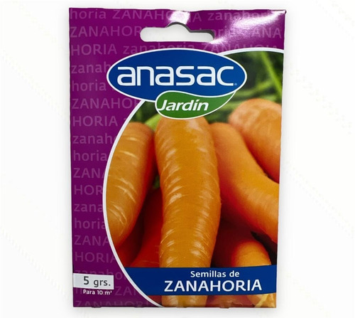 Semillas Zanahoria 5 Gr - Anasac - Jardín