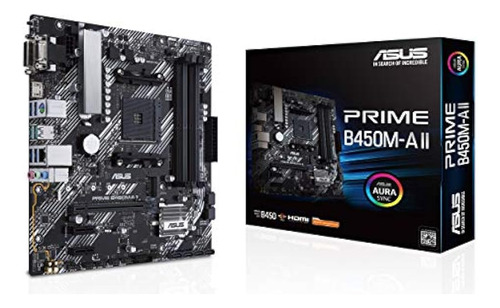 Asus Prime B450m-a Ii Amd Am4 (ryzen 5000, Placa Base Ryzen 