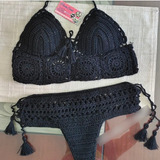 Vestido De Baño Tejido En Crochet Promoción Ref 10