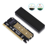 Tarjeta Adaptador Ssd M.2 Nvme Pcie + Disipador En Aluminio