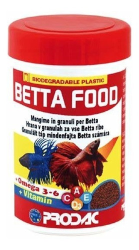 Alimento Prodac Para Peces Betta Food 40 Gramos Acuario Pecera