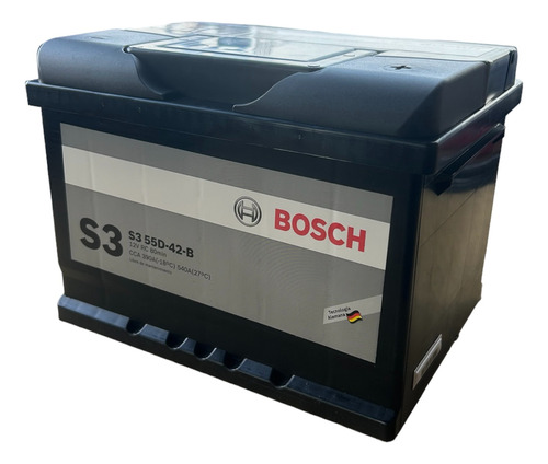 Bateria Bosch S3 55ah Amperes 370cca -+
