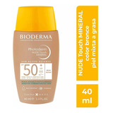 Bioderma Photoderm Nude Touch Mineral Fps50+ Tono Bronce