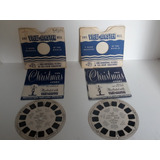 Antiguo Disco De Viewmaster X 2 Navidad