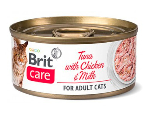 Brit Care Pate Atun Con Pollo Y Leche Para Gatos 70g